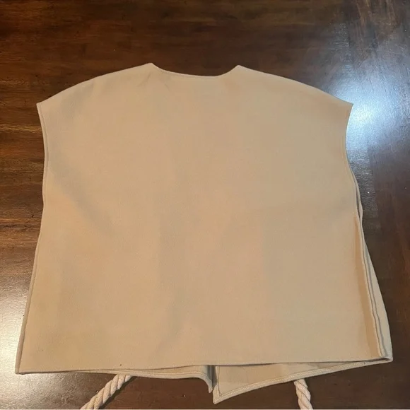 Maeve Anthropologie Cardigan Womens One Size Layering Chunky Rope Tie Vest - Picture 4 of 4